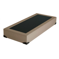 Base para Cama Box Solteiro Joe Suede (36x88x188) Bege