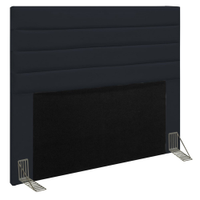 Cabeceira Cama Box Casal 140CM Rubi D10 Corano Preto - Mpozenato