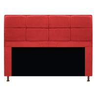 Cabeceira Munique 160 cm Queen Size Corano Vermelho - Amarena Móveis