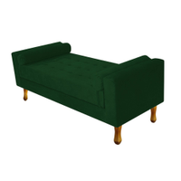 Recamier Félix Solteiro 100cm Suede Verde - Amarena Móveis