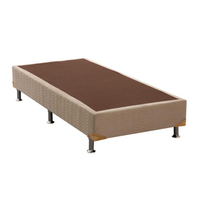 Base Para Cama Box Solteiro Camurça Ii Creme