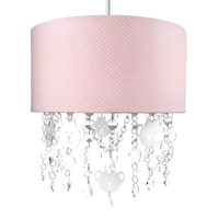 Lustre Tubular Cristais Ursinhas Quarto Bebê Infantil Menina