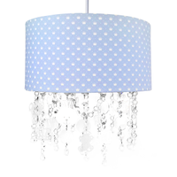 Lustre Tubular Cristais Ursinho Príncipe Quarto Bebê Infantil Menino