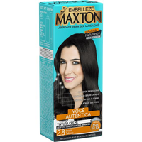 Tinta de Cabelo Maxton Você Mais Autêntica Preto Tabaco 2.8 KIT_E