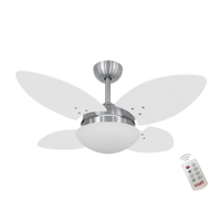 Ventilador Lil Prince Branco 220V e Controle Remoto