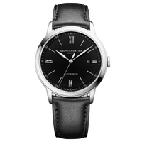 Relógio Baume & Mercier Masculino Couro Preto M0A10453 05 ATM