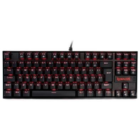 Teclado Mecânico Gamer Redragon Kumara, Anti-Ghosting, LED Vermelho, Switch Outemu Blue, ABNT2, Preto - K552-2 (PT-BLUE)