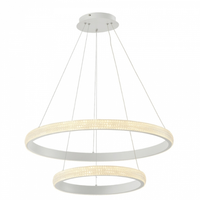 Pendente Led Anilla Sand White 2 Anéis