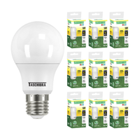 Kit 10 Lâmpadas Led Bulbo TKL 15W Taschibra E27 Bivolt 3000K Luz Quente