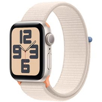 Apple Watch SE (GPS 40 mm) Caixa Estelar de Alumínio Pulseira Loop Esportiva Estelar