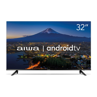 Smart TV 32" Aiwa HD AWS-TV-32-BL-02-A Android, Comando de Voz, Dolby Audio, HDR10, Borda Ultrafina