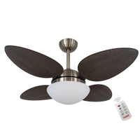 Ventilador Premium Tabaco 220V e Controle Remoto