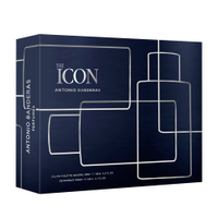 Kit banderas the icon 100ml e deo spray 150ml único