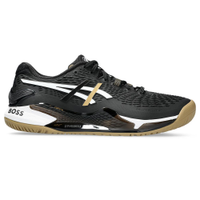 Tênis ASICS GEL-Resolution 9 x Hugo Boss - Masculino - Preto, Branco e Marrom