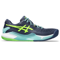 Tênis ASICS GEL-Resolution 9 Padel - Masculino - Azul Marinho e Verde