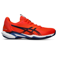 Tênis ASICS Solution Speed FF 3 Clay - Masculino - Vermelho com Azul Marinho e Branco