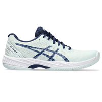 Tênis ASICS GEL-Game 9 - Feminino - Verde com Branco e Azul Marinho