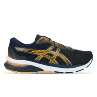 Tênis ASICS GEL-Nagoya 6 - Masculino - Cinza com Azul Marinho e Amarelo