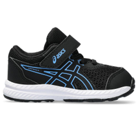 Tênis ASICS Contend 8 TS - Infantil - Preto e Azul com Branco