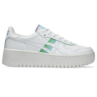 Tênis ASICS Japan S PF - Feminino - Branco e Verde com Azul e Roxo