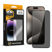 Pelicula para iPhone 15 Pro - Defender Pro Privacidade - Preta - Gshield