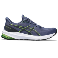 Tênis ASICS GT-1000 12 - Masculino - Azul e Preto com Branco e Verde