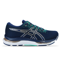 Tênis ASICS GEL-Hypersonic 4 - Feminino - Azul com Verde e Dourado