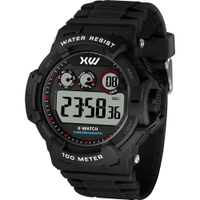 Relógio Digital X-Watch Masculino Esportivo XMPPD680PXPXXW