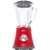 Liquidificador Oster Super Chef RR8 Vermelho com Copo de Vidro 750W e 8 Velocidades - 220V