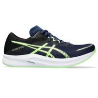 Tênis ASICS Hyper Speed 3 - Masculino - Azul Marinho e Preto com Verde e Branco