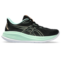 Tênis ASICS GEL-Cumulus 26 - Feminino - Preto com Verde e Branco