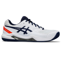 Tênis ASICS GEL-Dedicate 8 Clay - Masculino - Branco, Laranja e Azul