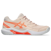 Tênis ASICS GEL-Dedicate 8 - Feminino - Bege e Laranja