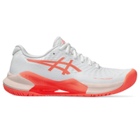 Tênis ASICS GEL-Challenger 14 - Feminino - Branco e Laranja