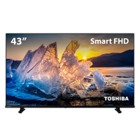 Smart TV LED 43 Full HD Toshiba 43TB021M com Conversor Digital Integrado, Wi-Fi, HDMI, USB