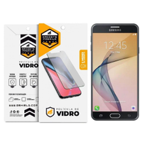 Peliculas para Samsung Galaxy J7 Prime : Vidro Dupla + Traseira em Fibra de Carbono - Gshi