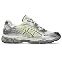 Tênis ASICS GEL-NYC x Emmi - Unissex - Prata e Creme com Branco