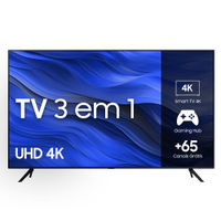 Samsung Smart TV 58" UHD 4K 58CU7700 2023, Processador Crystal 4K, Gaming Hub, Visual Livre de Cabos