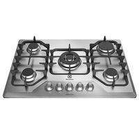 Cooktop 5 Bocas Electrolux a Gás Inox com Tripla Chama e Grades Ferro Fundido (GF75X) - Bivolt