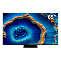 Smart TV 65" QLED 4K TCL Mini LED 65C755 com processador AIPQ, Google TV, HDR10+, Wi-Fi, Google Assistente, Dolby Vision e Atmos