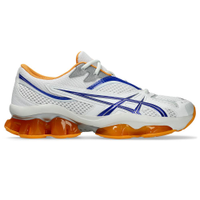 Tênis ASICS GEL-Quantum Zientzia - Unissex - Branco e Azul com Laranja