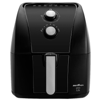 Fritadeira Air Fryer Britânia BFR50 | 1500W, 5,5L, Preto/Inox