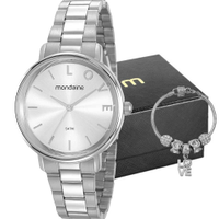 Kit Relógio Mondaine Feminino Love com Pulseira 53761L0MKNE3K1