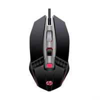 Mouse Gamer HP M270, USB, 2400DPI, LED, Preto