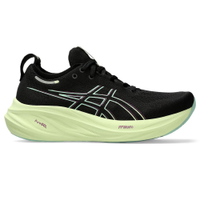 Tênis ASICS GEL-Nimbus 26 - Feminino - Preto com Verde