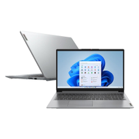 Notebook Lenovo IdeaPad 1 15IAU7 82VY000QBR | Tela de 15.6" Intel Core i5-1235U SSD 512GB 8GB Windows 11 Cinza