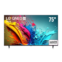 Smart TV 4K 75" LG QNED 75QNED85T com Processador a8 AI, Painel 120Hz, Quantum Dot Nanocell, Design Super Slim, FreeSync e webOS 24