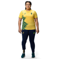 Camiseta ASICS CPB Oficial - Feminina - Amarela