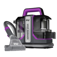 Extratora de Sujeiras Portátil WAP Spot Cleaner W3 1450W 3 em 1 para Tapetes, Carpetes, Estofados e Colchões Cinza e Roxo - 220V