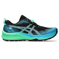 Tênis ASICS GEL-Trabuco 12 - Masculino - Preto com Verde e Azul